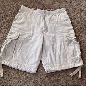 Urban Pipeline Khaki Cargo Shorts Baggy Long Men Size 36 EUC